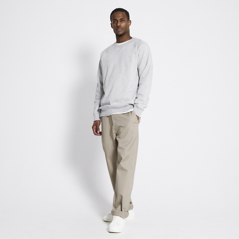 Basic sweatshirt "Roy" Grey Melange
